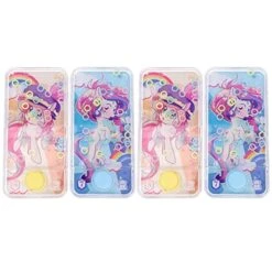 4pcs Toss Road Games Family Travel Unicorn Kids For Game Toys Style Adults Arcade Bag Pastime Ring Bubble Fillers Trip Retro Favors A Party Handheld Water Toy