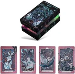 SOUL SPARKLE TAROT, Classic Tarot Cards Deck, Holographic Tarot Cards, Original Tarot Cards With Guidebook, The Untamed Mystery Tarot - 78-Card Tarot Deck With Original Art Style (The Mirage Deck) -Folkmanis Toys Shop 51NQ4IazdL. AC
