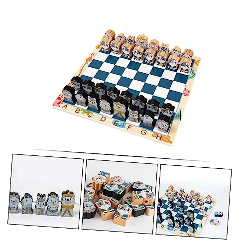 Wooden Chess Games Chess Toy Developmental Toys Kids Educational Toys Kids Travel Toys Portable Table Chess Travel Chess Board Chess Board Game Chess Set 1 Set 4 Wooden Chess Games Chess Toy Developmental Toys Kids Educational Toys Kids Travel Toys Portable Table Chess Travel Chess Board Chess Board Game Chess Set 1 Set - Image 2