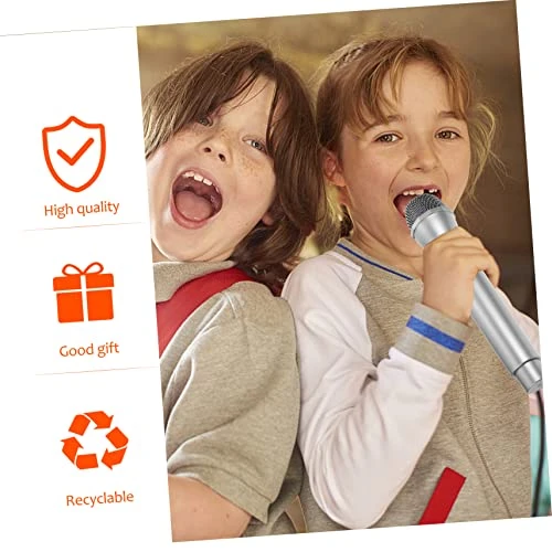 Ibasenice 3 Pcs Simulation Microphone Silver Wear Echo Microphone Outside Toys For Kids Prop Microphone Girls Toys Microphone Prop Abs Silver Kids Karaoke Prop Mic Microphone Playthings 3 Ibasenice 3 Pcs Simulation Microphone Silver Wear Echo Microphone Outside Toys For Kids Prop Microphone Girls Toys Microphone Prop Abs Silver Kids Karaoke Prop Mic Microphone Playthings