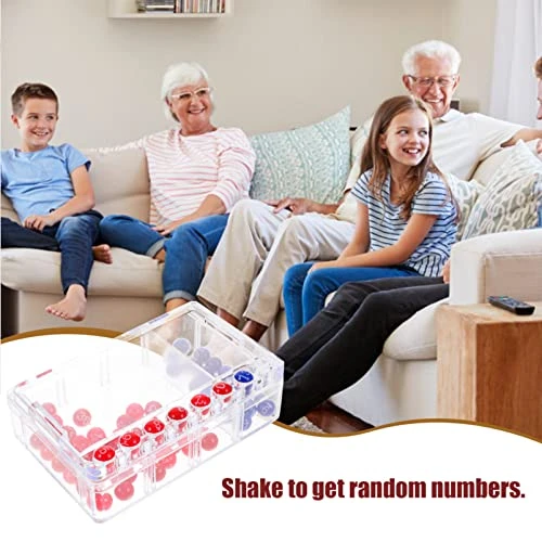 Zerodeko Elevated Balls Shake Lucky Machine Mini Lottery Machine Portable Bingo Machine Cage Game With Balls Fortunate Number Picker Mini Toys 4 Zerodeko Elevated Balls Shake Lucky Machine Mini Lottery Machine Portable Bingo Machine Cage Game With Balls Fortunate Number Picker Mini Toys - Image 2