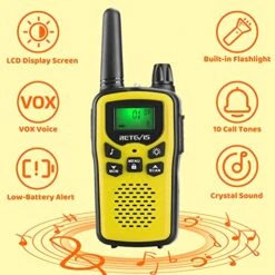 Retevis RA36 Walkie Talkies For Kids,22 CH Kids Walkie Talkies 3 Pack For 8+ Year Boys Girls,VOX Flashlight,Colorful Toy Walky Talky, Camping,Hiking 7 Retevis RA36 Walkie Talkies For Kids,22 CH Kids Walkie Talkies 3 Pack For 8+ Year Boys Girls,VOX Flashlight,Colorful Toy Walky Talky, Camping,Hiking -Folkmanis Toys Shop 51NdEYwEV6L