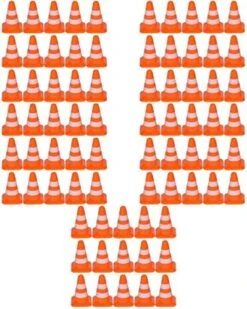 Ibasenice Kids Toys 84pcs Reflective The Girls Kid Educational Roadblock Red Teaching Street Simulation Boys Favors Child Supplies Ornaments Accessories Cones- For Traffic Training Miniature Toys -Folkmanis Toys Shop 51NeON3xKSL. AC