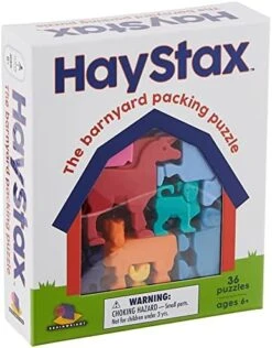 Brainwright Hay STAX - The Barnyard Packing Puzzle Multicolor, 5" 10 Brainwright Hay STAX - The Barnyard Packing Puzzle Multicolor, 5" -Folkmanis Toys Shop 51NhGVRr0cL. AC