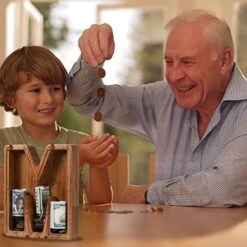 Ladenk Large Wooden Kids Letter Piggy Bank - Piggy Bank For Boys Girls - Alphabet Money Bank With Initial M - Coin Bank Fun Gifts For Birthday, Christmas, Festival, Baby Shower -Folkmanis Toys Shop 51NhSGqf5xL