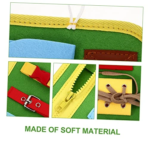 Kidcraft Playset 1 Set Dressing Learning Board Kids Educational Toys Toddlers Toys Baby Dressing Learning Board Baby Busy Board Wear Shoes Felt Fabric 4 Kidcraft Playset 1 Set Dressing Learning Board Kids Educational Toys Toddlers Toys Baby Dressing Learning Board Baby Busy Board Wear Shoes Felt Fabric - Image 2