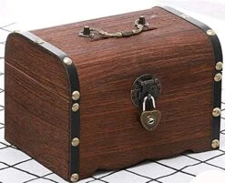 Piggy Bank For Boys Girls Kids Saving Pot Vintage Kids With Lock Desktop Piggy Bank Home Decor Toy Free Standing Gifts Solid Wood Storage Money Box Piggy Banks Furniture Games -Folkmanis Toys Shop 51NjJvjNAOL