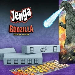 USAOPOLY Jenga: Godzilla Extreme Edition | Based On Classic Monster Movie Franchise Godzilla | Collectible Jenga Game | Unique Gameplay Featuring Movable Godzilla Piece 10 USAOPOLY Jenga: Godzilla Extreme Edition | Based On Classic Monster Movie Franchise Godzilla | Collectible Jenga Game | Unique Gameplay Featuring Movable Godzilla Piece -Folkmanis Toys Shop 51NtoS2QEML
