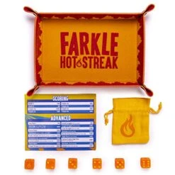 Farkle Hot Streak Dice Game Set - New Edition! -Folkmanis Toys Shop 51NyVJwSEiL