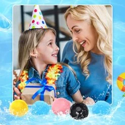 24 Pcs Water Balls,Water Balloons For Outdoor Toys And Games, Water Toys For Kids And Adults Boys And Girls - Summer Toys Ball For Pool And Backyard Fun -Folkmanis Toys Shop 51O0hTn8hVL