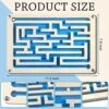 Marble Maze Circuit Game Dementia Activities For Elderly Seniors Wooden Maze Board Games Toy Gifts For Alzheimer's Patients Activities, Dementia Care, Improving Skills And Coordination (Hard Style) -Folkmanis Toys Shop 51O1vEKnK1L