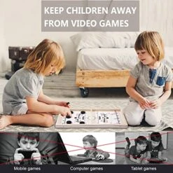 Toydaze Sling Foosball Fast Sling Puck Game With Extra 10 Pucks & 2 Slingshots For Spare Use, Portable Slingpuck Board Game For Child, Foosball Slingshot Game Board, Available In Large & Small Sizes 10 Toydaze Sling Foosball Fast Sling Puck Game With Extra 10 Pucks & 2 Slingshots For Spare Use, Portable Slingpuck Board Game For Child, Foosball Slingshot Game Board, Available In Large & Small Sizes -Folkmanis Toys Shop 51O3998efGL