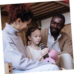 Toyvian 16 Pcs Game Musical Mics Kids Prop For Play Microphone Toy Birthday Clothes Favors Plastic Girl Party Proppretend Toys Microphones Baby Interesting Fun Realistic Speaker Black -Folkmanis Toys Shop 51OFF6jZvDL