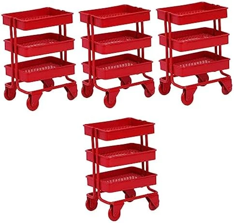 Homoyoyo Doll House Decoration Metal Wagon Shelf Cart Home Storage Baskets Shopping Cart Metal Shopping Cart Dolls Mini Trolley Iron Black Trolley Sundries Rack Mini Trolley Adornment 6 Homoyoyo Doll House Decoration Metal Wagon Shelf Cart Home Storage Baskets Shopping Cart Metal Shopping Cart Dolls Mini Trolley Iron Black Trolley Sundries Rack Mini Trolley Adornment - Image 4