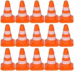 Ibasenice Kids Toys 84pcs Reflective The Girls Kid Educational Roadblock Red Teaching Street Simulation Boys Favors Child Supplies Ornaments Accessories Cones- For Traffic Training Miniature Toys -Folkmanis Toys Shop 51OQrLSFt0L. AC