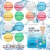 Magnetic Reusable Water Balloons, Refillable Water Balloons Quick Fill Self Sealing, Water Bomb Splash Balls For Kids Swimming Pool, Used For Water Fight Game, Summer Party -Folkmanis Toys Shop 51OReRJvEjL