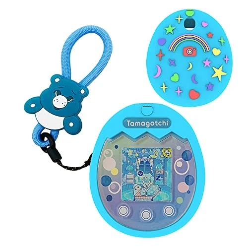 Carrying Case And Silicone Cover For Tamagotchi Pix Virtual Interactive Pet Game Machine, Protective Skin Sleeve Silicone Case For Tamagotchi Pix Get Game Accessories (Silicone Cover And Carry Case) 6 Carrying Case And Silicone Cover For Tamagotchi Pix Virtual Interactive Pet Game Machine, Protective Skin Sleeve Silicone Case For Tamagotchi Pix Get Game Accessories (Silicone Cover And Carry Case) - Image 4