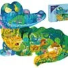 RELOVS Jigsaw Puzzles For Kids Ages 4-8, 8-10, Children Interesting Animal Shaped Puzzle Learning Educational Toys Gifts Games For Boys And Girls (Crocodile-154 Pieces) -Folkmanis Toys Shop 51Oo19rB2vL