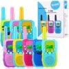 HyDren 8 Pack Kids Walkie Talkies Toys, Outdoor Toys For Boys Girls, 22 Channels 3 Miles Range Rechargeable 3-12 Year Old Girls Birthday Christmas Party Gifts -Folkmanis Toys Shop 51P865Jla4L