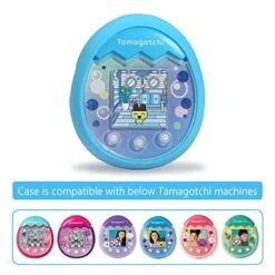 OUKNAK Carrying Case And Silicone Cover For Tamagotchi Pix, Hard EVA Case Soft Skin Storage Bag For Tamagotchi Pix Virtual Pet Machine-Blue 13 OUKNAK Carrying Case And Silicone Cover For Tamagotchi Pix, Hard EVA Case Soft Skin Storage Bag For Tamagotchi Pix Virtual Pet Machine-Blue -Folkmanis Toys Shop 51PBUzgf6qL