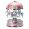 Floralby LED Glowing Carousel Music Box Merry-Go-Round Birthday Valentines Gift Random Color -Folkmanis Toys Shop 51PNJZ7fpkL
