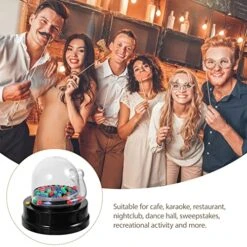 Jojofuny Electric Shake Lucky Ball Machine Mini Lottery Machine Portable Bingo Machine Cage Game With Balls Fortunate Number Picker Night Club Props No Battery 14 Jojofuny Electric Shake Lucky Ball Machine Mini Lottery Machine Portable Bingo Machine Cage Game With Balls Fortunate Number Picker Night Club Props No Battery -Folkmanis Toys Shop 51PQ5fbfNXL