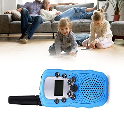 AMONIDA Kids Walkie Talkie, 2pcs 3km Long Range 2 Way Portable Radio Friendly Design For Outdoor Adventures (Blue) 8 AMONIDA Kids Walkie Talkie, 2pcs 3km Long Range 2 Way Portable Radio Friendly Design For Outdoor Adventures (Blue) - Image 6