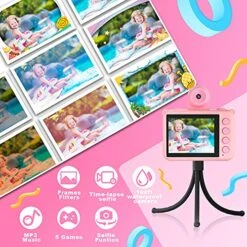 Ziegoal Kids Watch And Waterproof Camera Toys For 8-10 Years Old Girls, Toddler Christmas Birthday Gifts For Girls Age 5 6 7 8 9 14 Ziegoal Kids Watch And Waterproof Camera Toys For 8-10 Years Old Girls, Toddler Christmas Birthday Gifts For Girls Age 5 6 7 8 9 -Folkmanis Toys Shop 51PZHbiNGdL