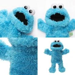 Wornma The Muppets Movie Soft Stuffed Plush Toy Cookie Monster Hand Puppet, Blue Monster -Folkmanis Toys Shop 51PpoR2XfRL
