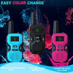 Walkie Talkies For Kids 3Pack Long Range: Toys For Boys Age 8-12 Year Old - Gifts For Girls 6-8 8-10 Walky Talky Children Christmas For Camping Hiking Outdoor Party -Folkmanis Toys Shop 51PrqMxQrgL