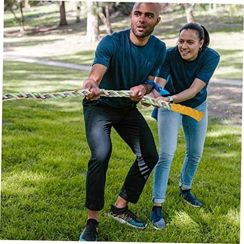 OSALADI Tug Of War Rope Family Games Tug Of War String Pull String Toy Jump Rope Dog Rope Toys Tug-of-war Game Rope Cloth Tug Of War Rope Twisted Tug Of War String Field Colorful Leash 7 OSALADI Tug Of War Rope Family Games Tug Of War String Pull String Toy Jump Rope Dog Rope Toys Tug-of-war Game Rope Cloth Tug Of War Rope Twisted Tug Of War String Field Colorful Leash - Image 5