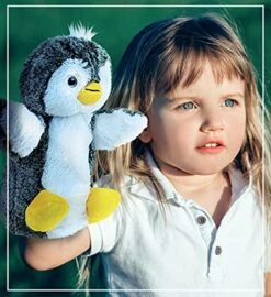 DolliBu Penguin Plush Hand Puppet For Kids - Soft Stuffed Animal Hand Puppet Toy For Puppet Show Games Puppet Theaters For Kids, Adult Cute Puppets Educational Toy To Teach Children & Toddlers -Folkmanis Toys Shop 51Q3QrcBbKS