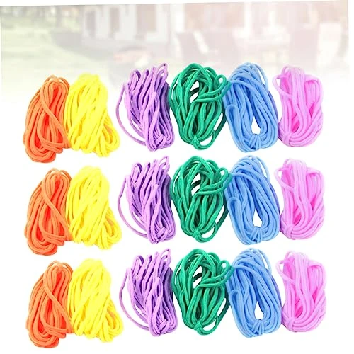 SAFIGLE 288 Pcs String Colored Rubber Bands Rubber Bands Bulk Woven Coasters Cradle String For Kid Finger String For Children Kids Finger String Rope Nylon Rope Elastic Rope Elastic Cord 7 SAFIGLE 288 Pcs String Colored Rubber Bands Rubber Bands Bulk Woven Coasters Cradle String For Kid Finger String For Children Kids Finger String Rope Nylon Rope Elastic Rope Elastic Cord - Image 5