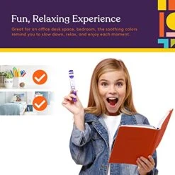 Special Supplies Liquid Motion Bubbler Toy Cool Pens 6-Pack Colorful Hourglass Timer With Droplet Movement, Bedroom, Sensory Play, Cool Home Or School -Folkmanis Toys Shop 51QI6jGAJfL