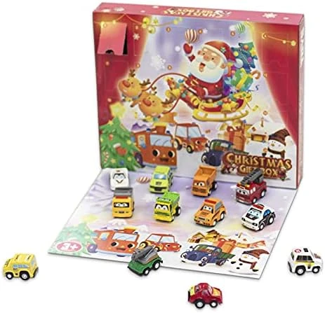 TGone 2021 Calendar Holiday Advent Doors 24-Day With 24 Small Toy Surprise Calendar Countdown Christmas Christmas Education Kids Games 2-4 (Red, One Size) 8 TGone 2021 Calendar Holiday Advent Doors 24-Day With 24 Small Toy Surprise Calendar Countdown Christmas Christmas Education Kids Games 2-4 (Red, One Size) - Image 6