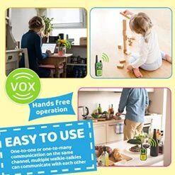 Retevis RA36 Walkie Talkies For Kids,22 CH Kids Walkie Talkies 3 Pack For 8+ Year Boys Girls,VOX Flashlight,Colorful Toy Walky Talky, Camping,Hiking 9 Retevis RA36 Walkie Talkies For Kids,22 CH Kids Walkie Talkies 3 Pack For 8+ Year Boys Girls,VOX Flashlight,Colorful Toy Walky Talky, Camping,Hiking -Folkmanis Toys Shop 51QcU1561dL