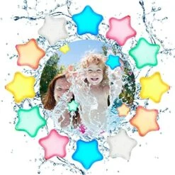 Reusable Water Balloons Quick Fill, Magnetic Water Balloons Self Sealing Refillable Water Balloons Water Toys Pool Toys For Kids Adults Water Fight Outdoor Games (12pcs Star) -Folkmanis Toys Shop 51QdjGnDxOL. AC