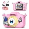JCC Children Camera For Girls/Boys, Portable Selfie Toy Camera For Toddlers Age 3-12 Year Old,20MP 1080P HD Digital Video Camera With 32GB SD Card For Kids Birthday Christmas Festival Gifts (Pink) 1 JCC Children Camera For Girls/Boys, Portable Selfie Toy Camera For Toddlers Age 3-12 Year Old,20MP 1080P HD Digital Video Camera With 32GB SD Card For Kids Birthday Christmas Festival Gifts (Pink) -Folkmanis Toys Shop 51Qj97mJeWL