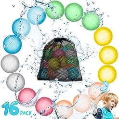 Reusable Water Bomb Balloons,Quick To Fill Self-Sealing Silicone Water Ball Suitable For Children Adults For Outdoor Water Games And Activities During Summer Summer Party Swimming Pools Activit -Folkmanis Toys Shop 51QlSdHxouL. AC