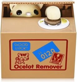 Cat Stealing Money Bank, Piggy Bank For Kids, Coin Bank For Money Saving, Automatic Stealing Money With English Speaking, Creative Gift (Grape Cat) -Folkmanis Toys Shop 51Qmeg1ufqL. AC