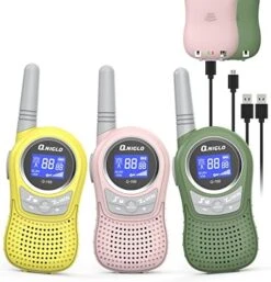 QNIGLO Camping Walkie Talkies For Kids Rechargeable, Camo Kids Walkie Talkies For Boys Girls Fit Outdoor Adventure Game Spy Gear Hiking, Army Police Toys For 3 4 5 6-12 Year Old 29 QNIGLO Camping Walkie Talkies For Kids Rechargeable, Camo Kids Walkie Talkies For Boys Girls Fit Outdoor Adventure Game Spy Gear Hiking, Army Police Toys For 3 4 5 6-12 Year Old -Folkmanis Toys Shop 51QngvcZeL. AC 2