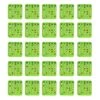 Regal Bingo - Shutter Slide Bingo Cards Only - 6.5” X 6.75” - 4-Ply Green Cardstock - Easy To Read - Red Sliding Windows - Perfect For Large Groups, Bulk Purchasing - Non Repeating Set 1 Regal Bingo - Shutter Slide Bingo Cards Only - 6.5” X 6.75” - 4-Ply Green Cardstock - Easy To Read - Red Sliding Windows - Perfect For Large Groups, Bulk Purchasing - Non Repeating Set -Folkmanis Toys Shop 51Qot71ElXL
