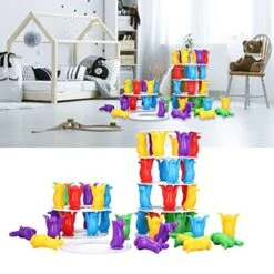 Qinlorgo Tower Game, Plastic Penguins, Wearresistant Balancing Block Stacking Game For Children From 3 Years As A Gift 11 Qinlorgo Tower Game, Plastic Penguins, Wearresistant Balancing Block Stacking Game For Children From 3 Years As A Gift -Folkmanis Toys Shop 51QqO0GzEmL