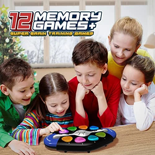 ICore Flashing Genius Brain Games Teaser, Electronic Memory & Brain Game | 12-in-1 Handheld Game For Kids | STEM Toy For Kids Boys & Girls 1 Or 8 Players | Fun Gift Toy For Kids Ages 8-12 Years Old 5 ICore Flashing Genius Brain Games Teaser, Electronic Memory & Brain Game | 12-in-1 Handheld Game For Kids | STEM Toy For Kids Boys & Girls 1 Or 8 Players | Fun Gift Toy For Kids Ages 8-12 Years Old - Image 3
