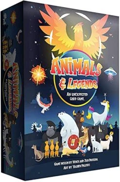Animals And Legends Card Games - A Unique Strategic Deck Building Card Games For Adults, Teens & Kids. Sneaky Tactics & Aggressive Attacks (2-4 Players)