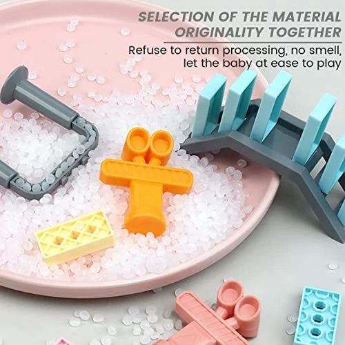 HOTBEST 80 Pcs Upgrade Domino Train Set ElectricDominos Train Blocks Set With Light Sound Steam Function Reusable Automatic Domino Brick Laying Toy Train Educational Game For Kids (Pink) 4 HOTBEST 80 Pcs Upgrade Domino Train Set ElectricDominos Train Blocks Set With Light Sound Steam Function Reusable Automatic Domino Brick Laying Toy Train Educational Game For Kids (Pink) - Image 2