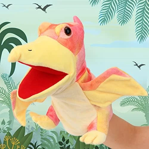 Cuteoy Dinosaur Hand Puppet T-Rex Animal Toy Role Play Toy Party Performance Imagination Game Role Play Storytelling Teaching Preschool Kids(Green) 15 Cuteoy Dinosaur Hand Puppet T-Rex Animal Toy Role Play Toy Party Performance Imagination Game Role Play Storytelling Teaching Preschool Kids(Green) - Image 13