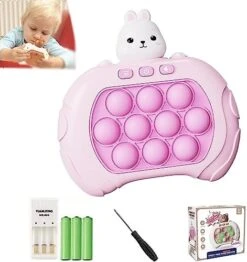 Pocket Game For Kids,Pocket Game Console For Kids,Cool Pocket Game Kids,Kids Breakout Speed Push Game Machine Decompression Toy,Focus Training Press Music For Kids Age 3+ (Astronaut, Rechargeable) -Folkmanis Toys Shop 51RUdQPkFQL. AC