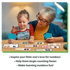 Number Puzzle Kindergarten Math Games - Number Matching Puzzle - Learning Numbers Puzzles Counting Toys For Toddlers Kids Ages 3-5 - Educational Toys Preschool Learning Activities Toddler Puzzles -Folkmanis Toys Shop 51RbFRaaM6L
