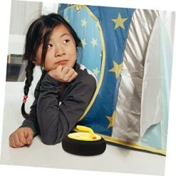 Toyvian Floating Curling Ball Developmental Toys Shuffleboard Pucks Rollers Interactive Curling Toy Soccer Toy Tabletop Curling Game Electric Curling Kids Outdoor Playsets Sports Toy Props -Folkmanis Toys Shop 51Rh643LGwL